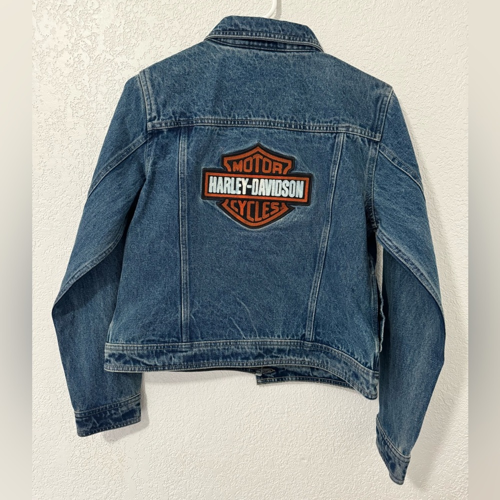Women’s Harley Davidson Jean jacket small